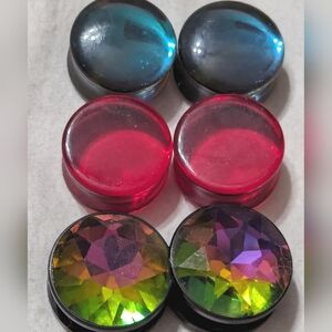 19mm 3/4" inch tunnels plugs gauges for stretched ears